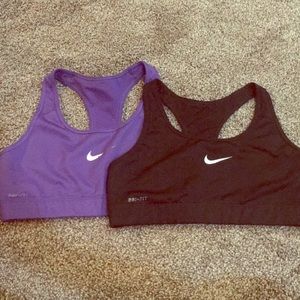 2 Nike sport bras
